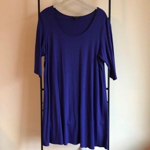 Blue Eileen Fisher t shirt dress